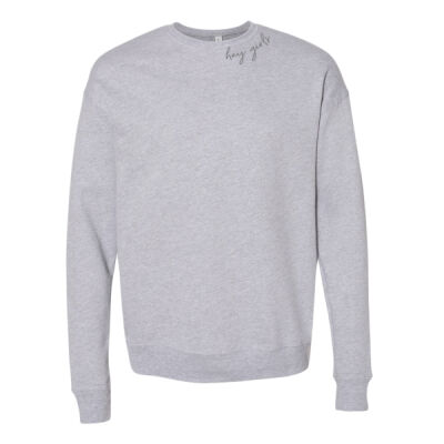 Hey Girls Embroidered Collar Sweatshirt Thumbnail